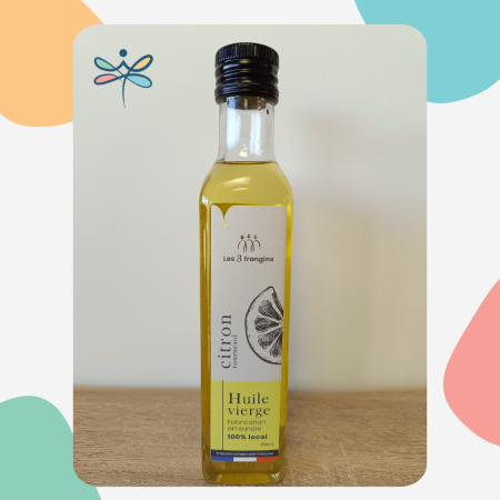 Huiles aromatisées des 3 Frangins – Colza Basilic & Tournesol Citron