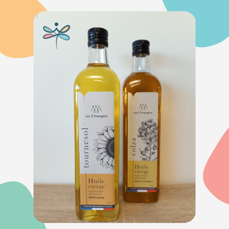 Huiles vierges 750ml - Les 3 frangins