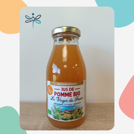 Jus de pomme Bio - Le verger du Favier
